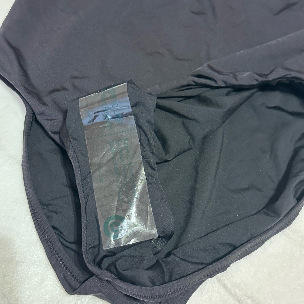 NWT Elegant Black Halter One-Piece Swimsuit - Picture 8 of 9